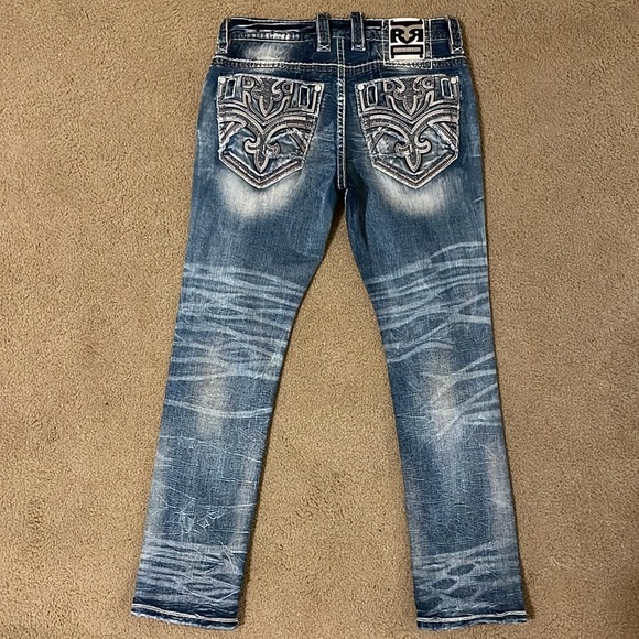 Men’s Rock Revival Jeans Alt Straight - Picture 2 of 5